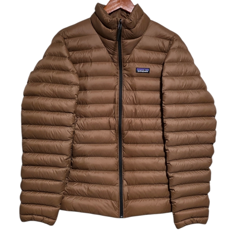 Patagonia Down Sweater Jacket Moose Brown Size Medium